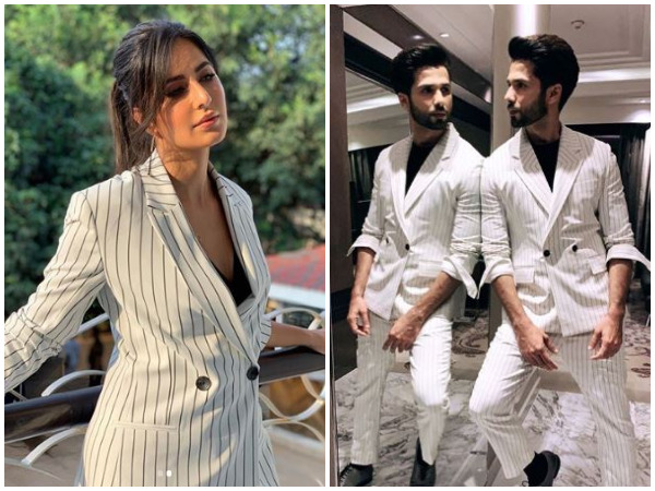 Fashion face-off: Katrina Kaif or Shahid Kapoor, who wore the pantsuit  better?