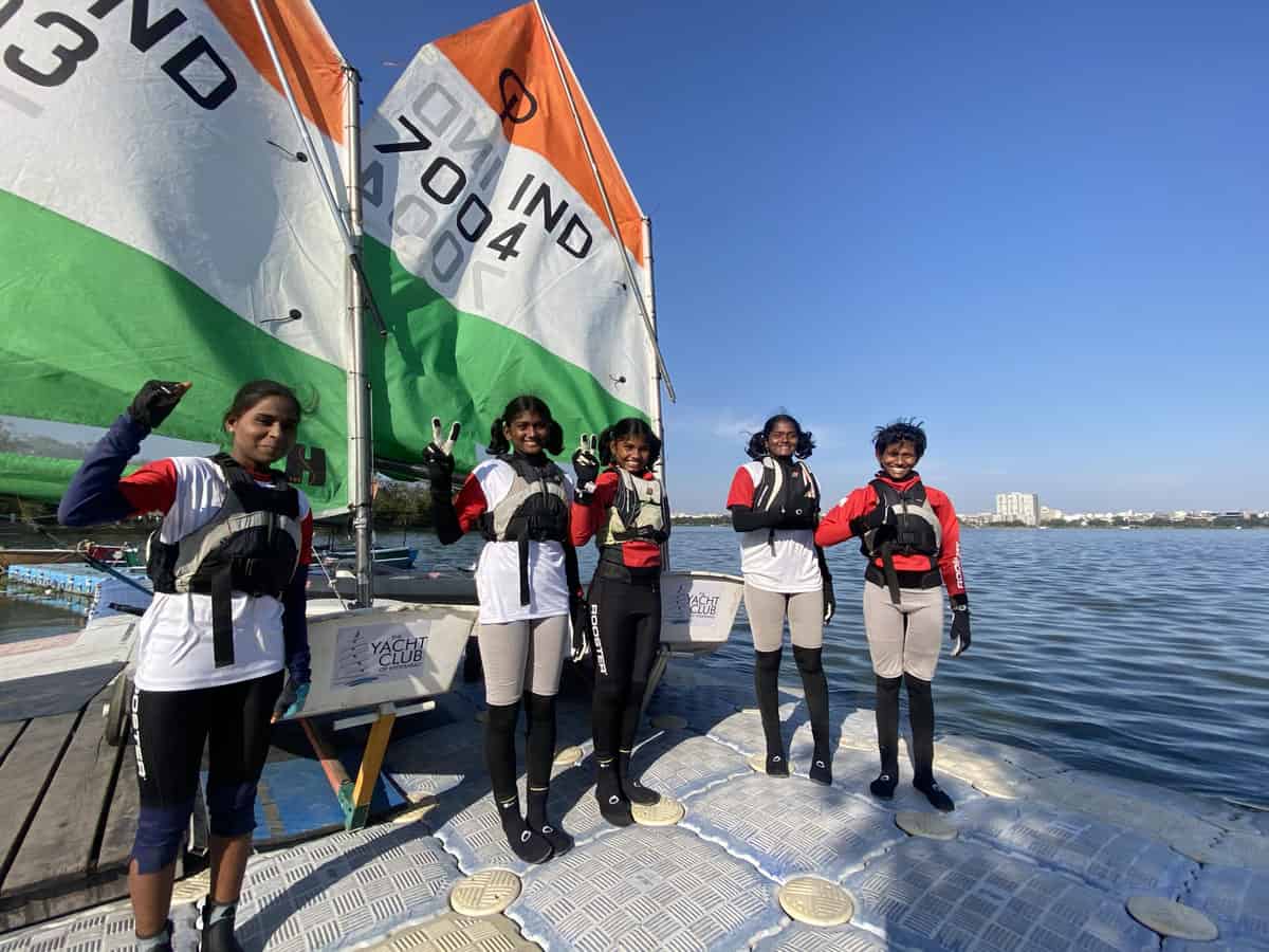Two Telangana girls selected for World Sailing Championship