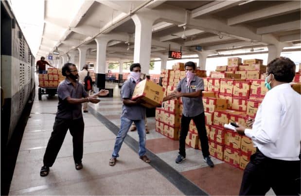 SCR Transports Third highest Parcel Traffic amongst all Zones over IR