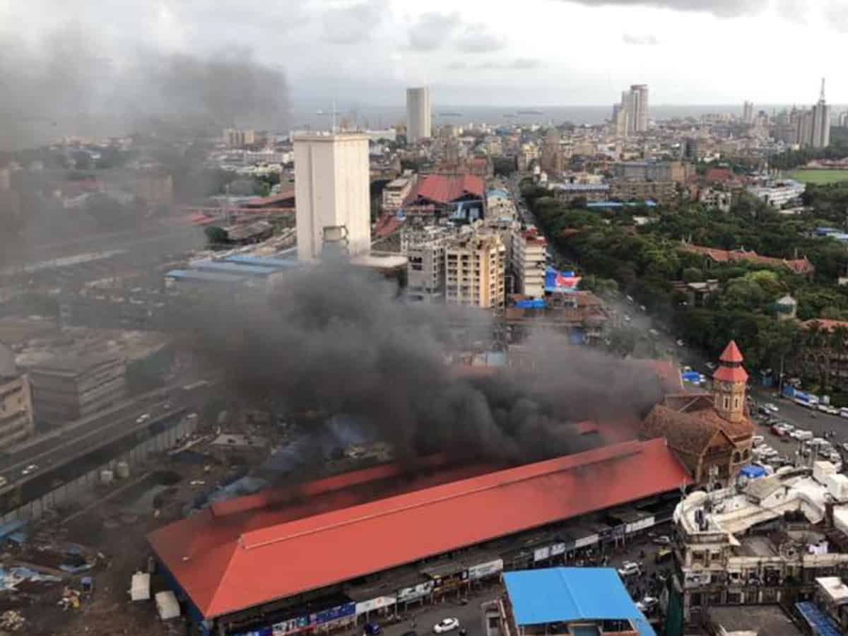 Fire breaks out at Mumbai's Crawford Market