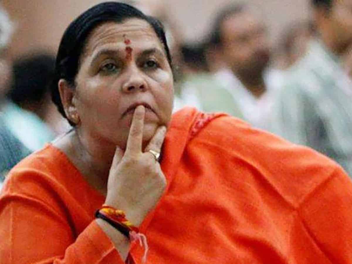 Uma Bharti confessed at AIIMS for COVID-19 treatment, says wish to stay present throughout the Babri Masjid case verdict on Sept 30