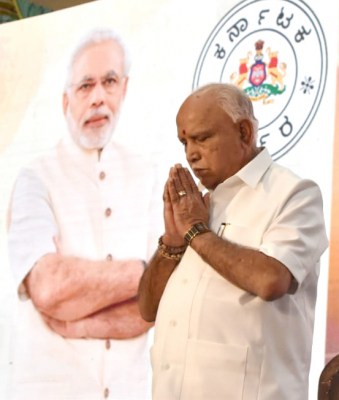 K'taka has double engine with Modi, Yediyurappa: Shah