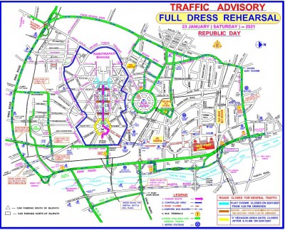 Traffic curbs for R-Day dress rehearsal on Saturday