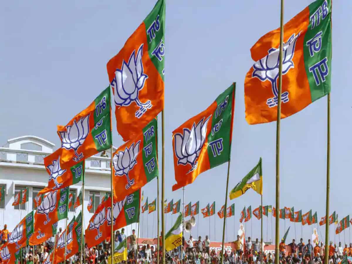 BJP readies for win in Rajasthan, MP, Chhattisgarh; Cong poised to bag Telangana