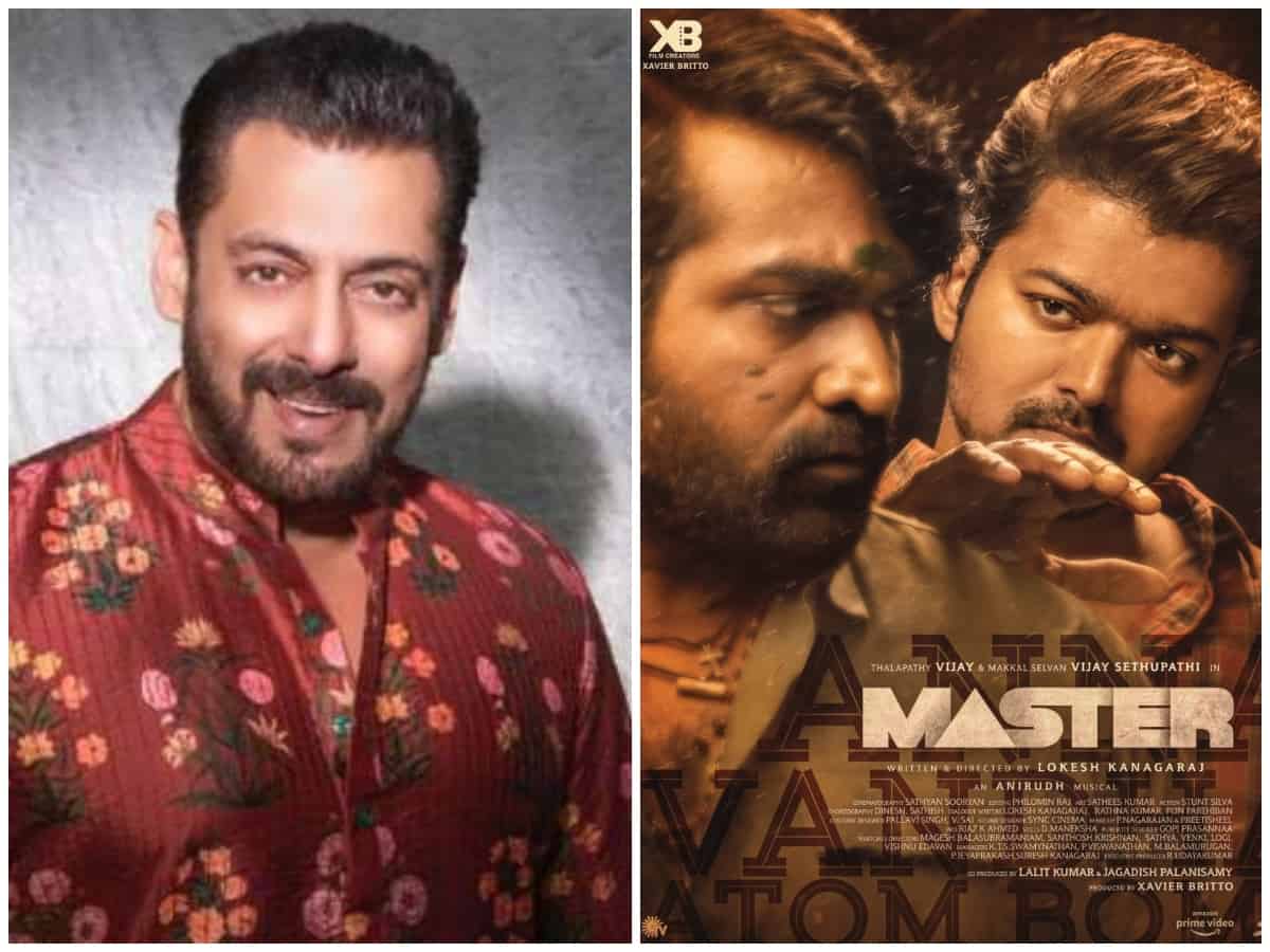 Salman Khan to star in Hindi remake of Vijay's Tamil movie Master?
