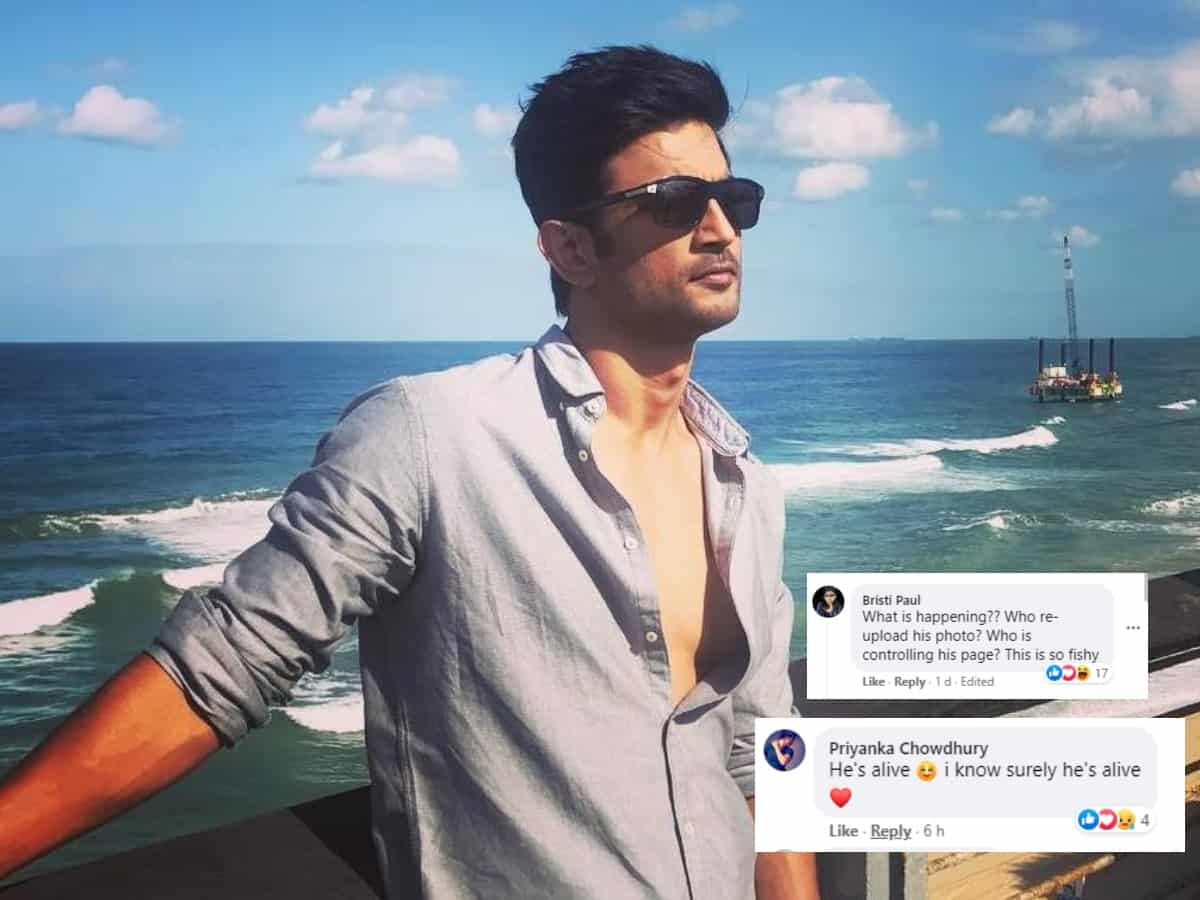 Sushant's mysterious facebook updates shock fans: 'He is alive'