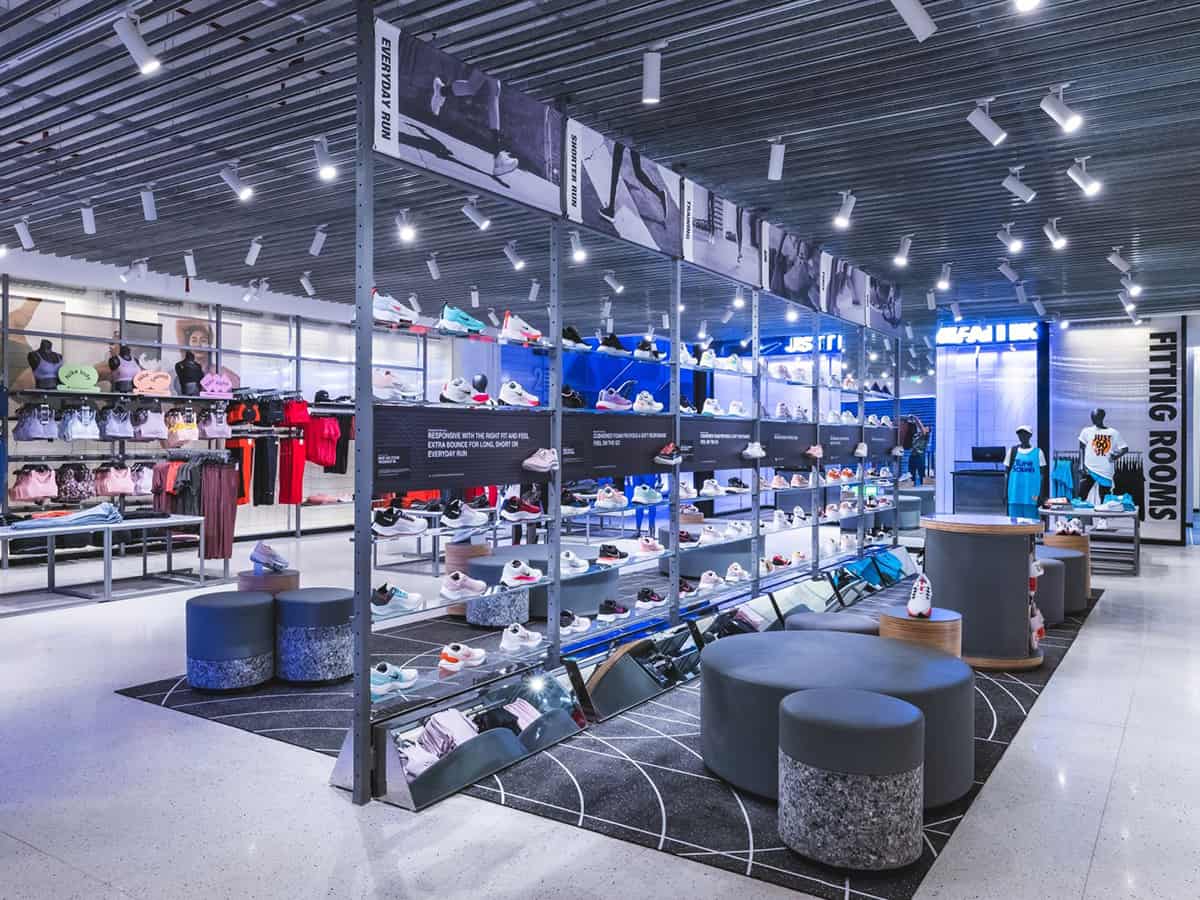 råolie Potentiel værdig Inside Nike's new store