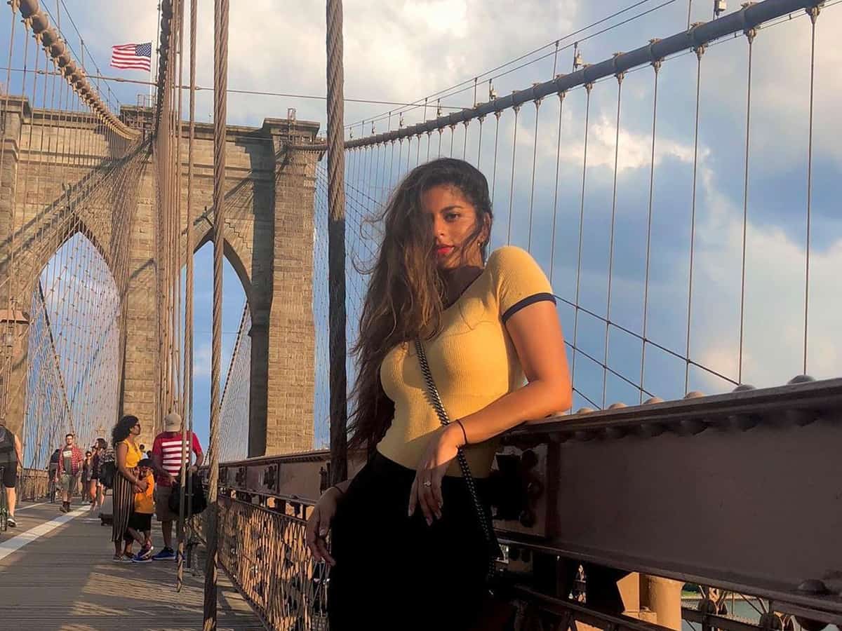 Suhana Khan hints being heartbroken on leaving New York