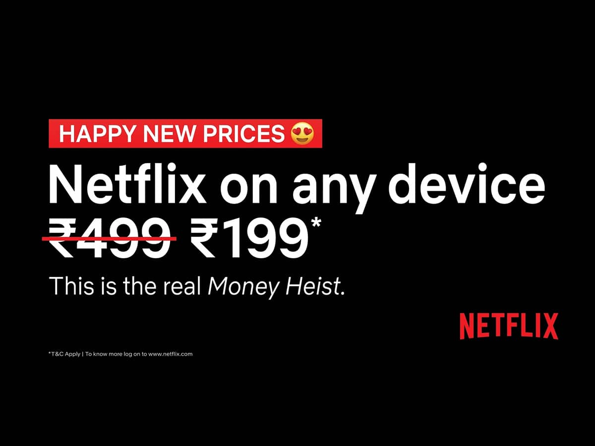 netflix cuts subscription rates in india, now start at rs 149