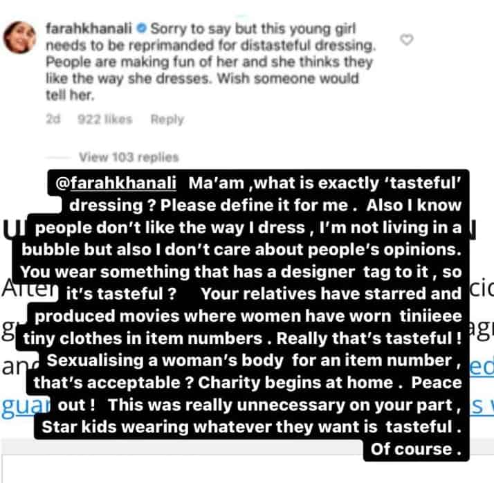 Urfi Javed accuses designer Farah Khan of 'slut-shaming'