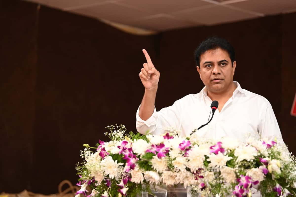 KTR launches broadside against PM Modi over rupee falling to all-time low