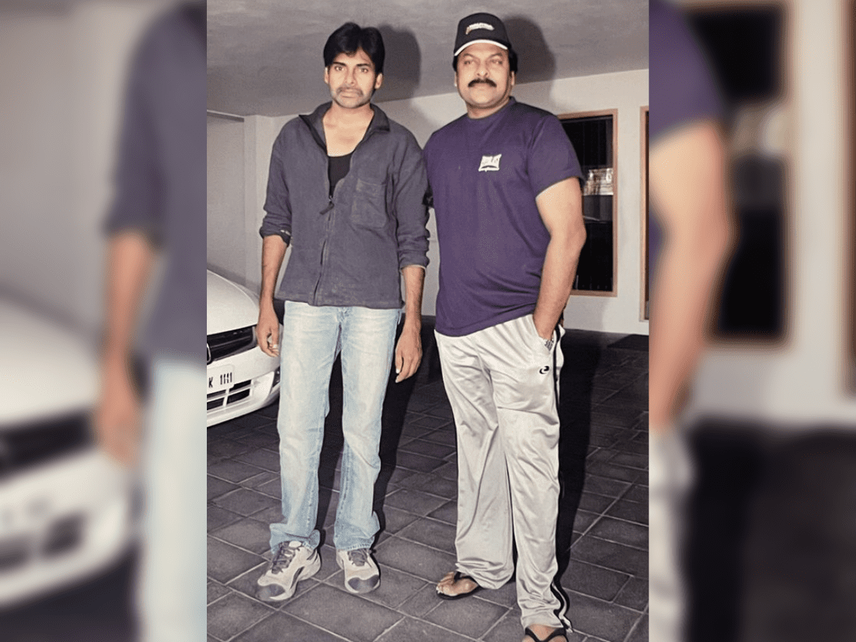 Chiranjeevi blesses Pawan Kalyan on 51st b'day as wishes pour in