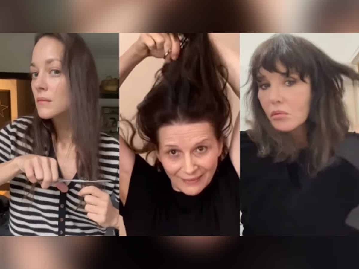 French actresses cut their hair in solidarity with Iranian women