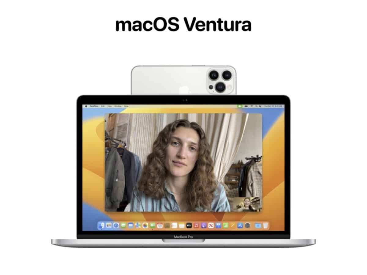 Esta característica de macOS Ventura convertirá tu iPhone en una cámara web