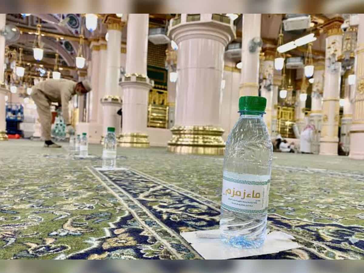 Over 2.2M litres of Zamzam water distributed at Prophet's Mosque
