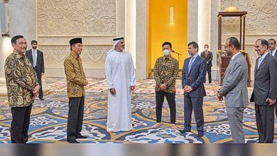 Khaled bin Mohamed bin Zayed visits Sheikh Zayed Grand Mosque in Indonesia