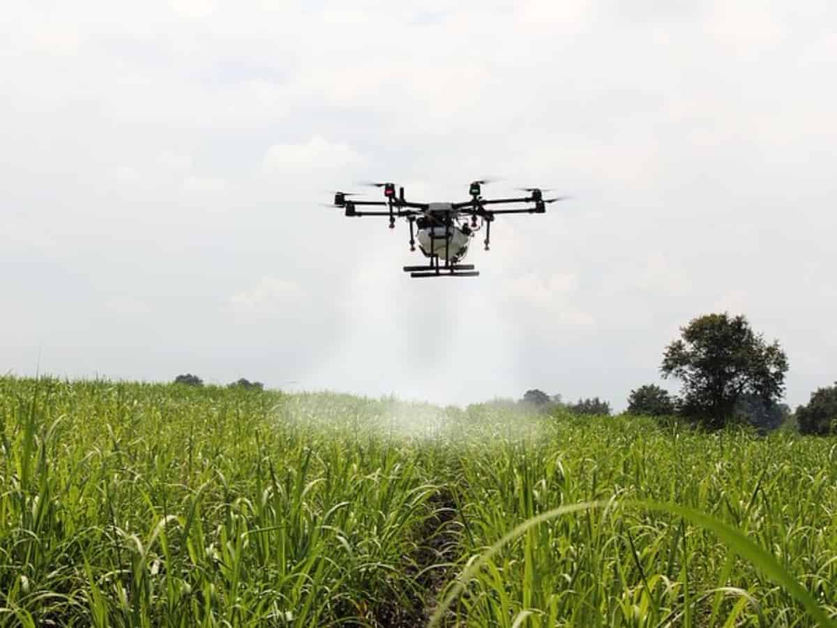 Drone Academy for farmers likely to come up in Telangana