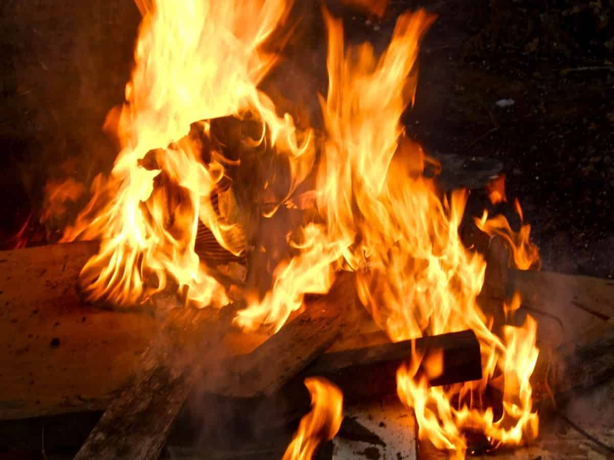 Telangana: Fire erupts at plastic bottle factory in Mailardevpally
