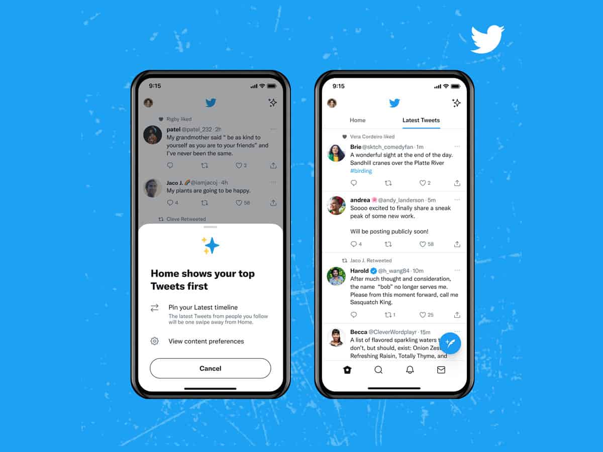 Twitter meluncurkan tab ‘Untuk Anda’ dan ‘Mengikuti’ ke web