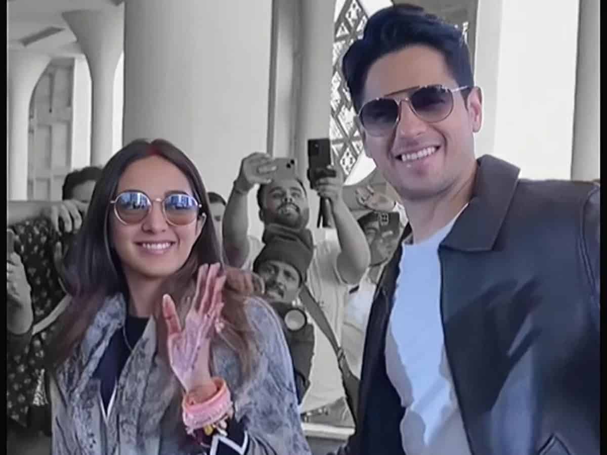 Sidharth, Kiara make first public appearance as man and wife after wedding