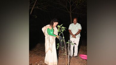 Kangana Ranaut participates in Green India Challenge in Hyderabad