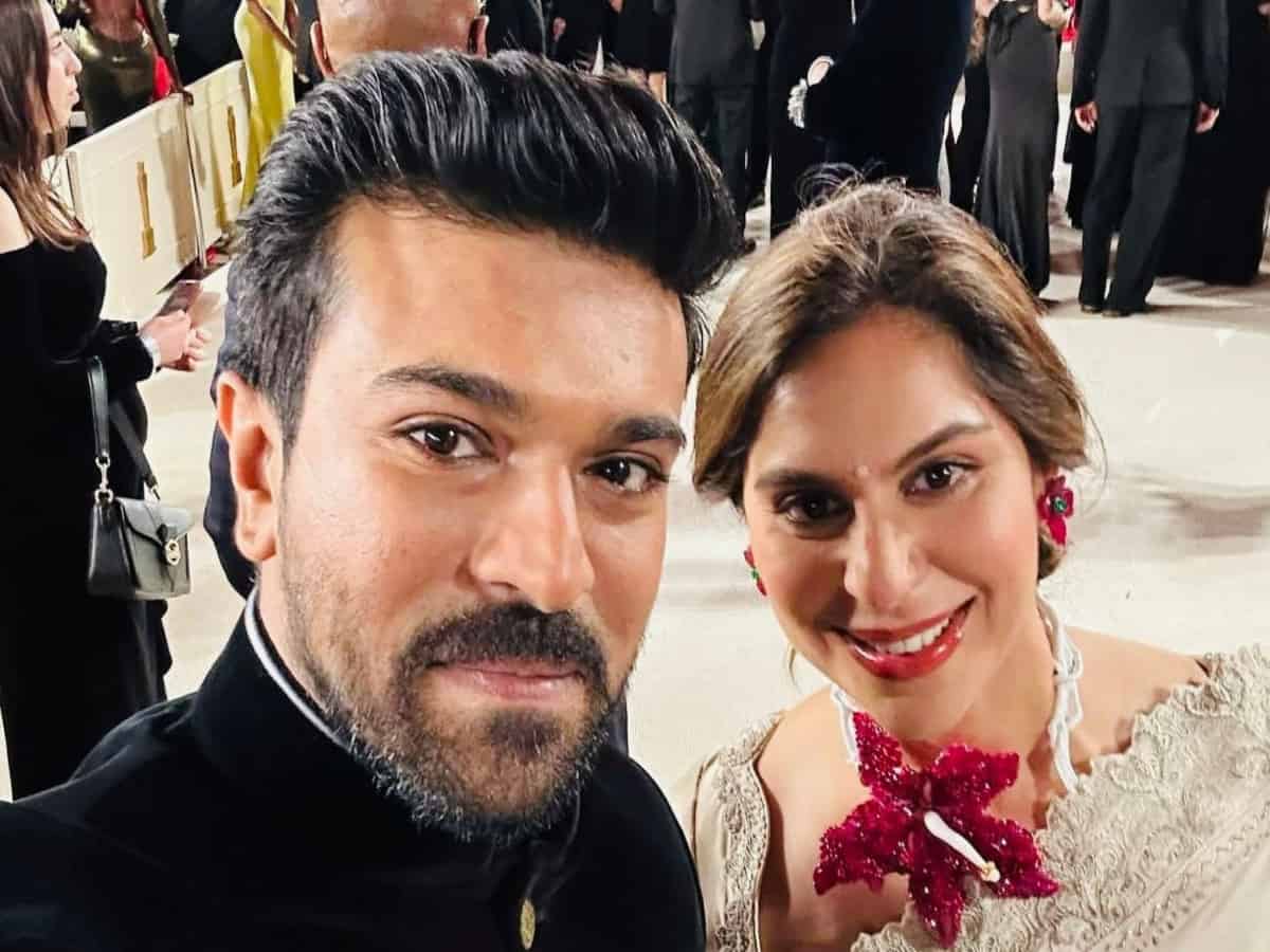Ram Charan and wife's special Oscar video hits record views