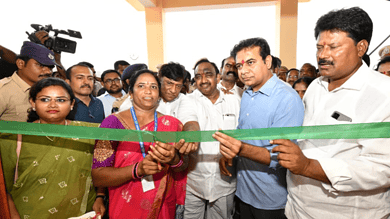 Telangana: KTR launches multiple development projects in Husnabad