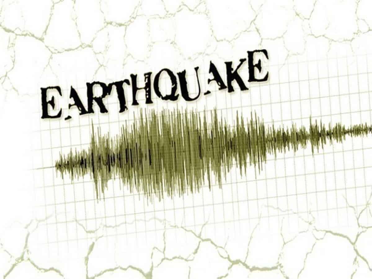 A strong earthquake hits Indonesia