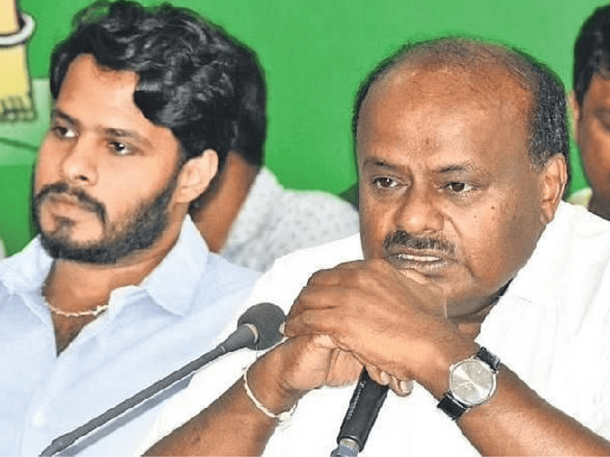 Karnataka polls: JD(S) chief Kumaraswamy wins but his son loses
