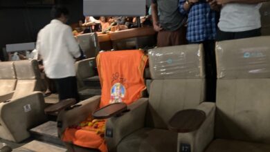 Watch: Moviegoer occupies Lord Hanuman's reserved seat in Hyderabad theatre
