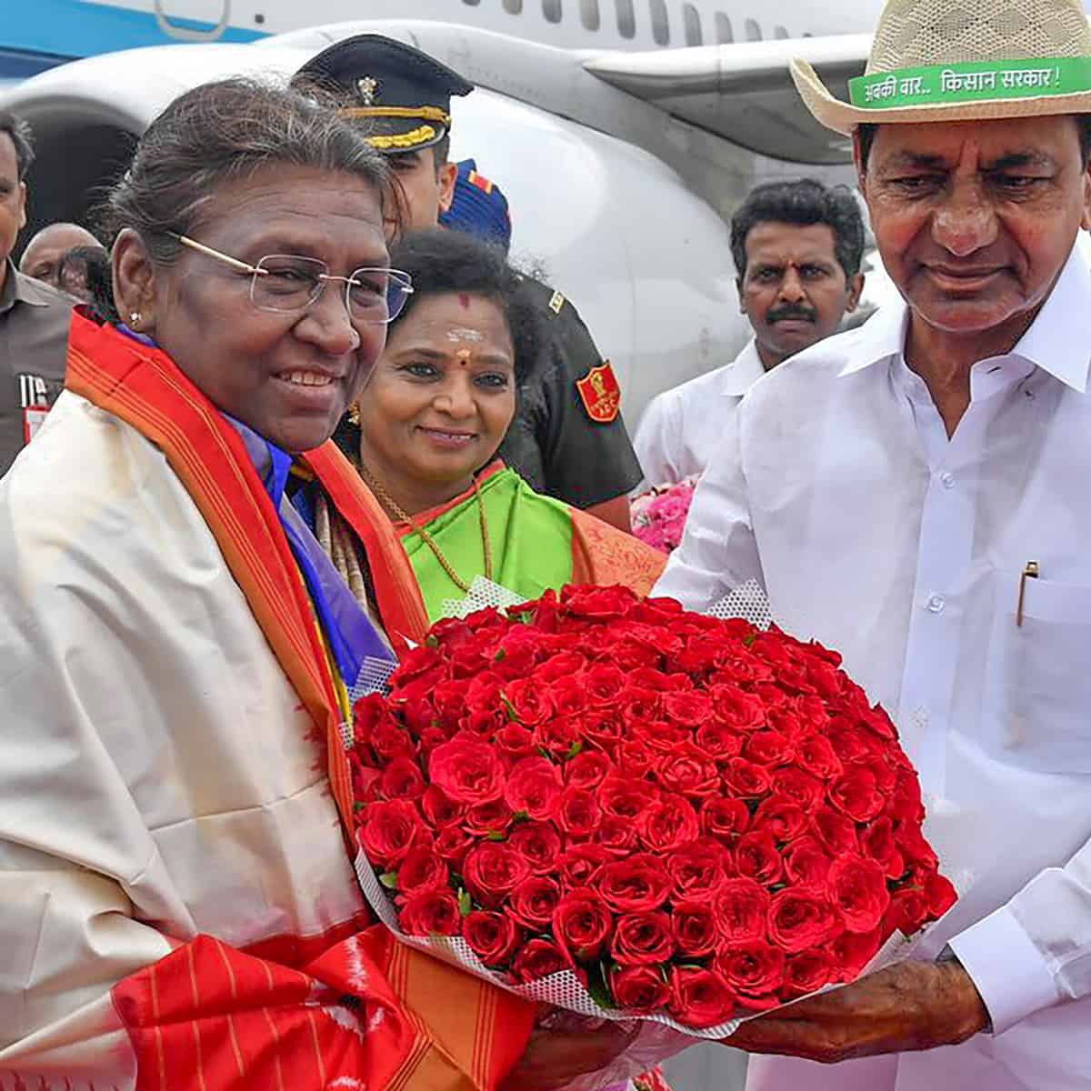President Droupadi Murmu in Telangana