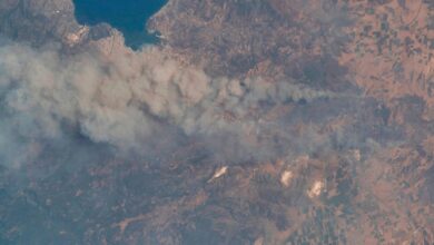 UAE astronaut Sultan Al Neyadi shares photos of wildfires from space