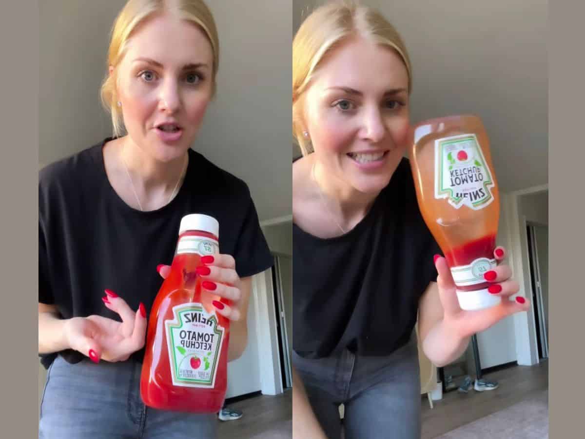 Watch: How to get every drop of ketchup out of its bottle; hack goes viral