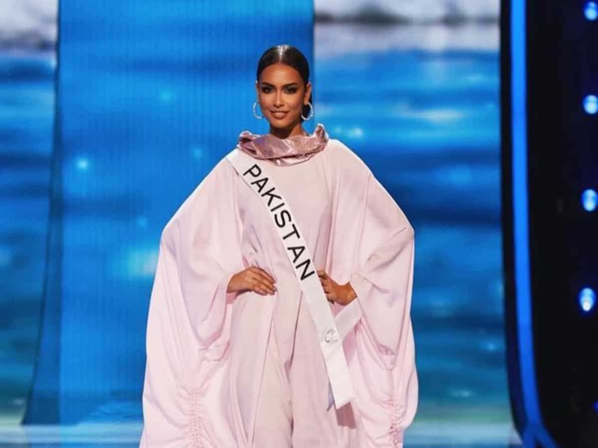 First Pakistani participant Erica Robin wears 'Burkini' at Miss ...