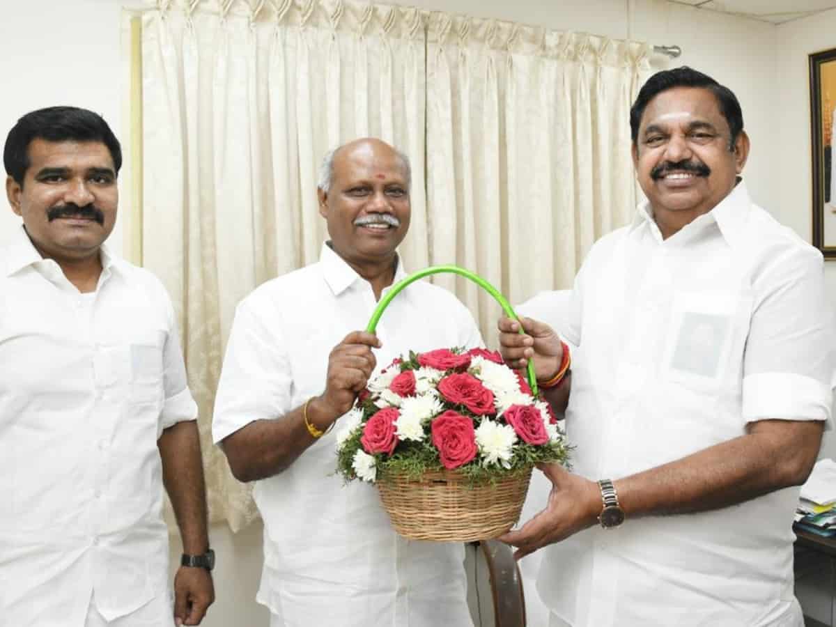 BJP's SC Morcha chief in TN quits party, joins AIADMK