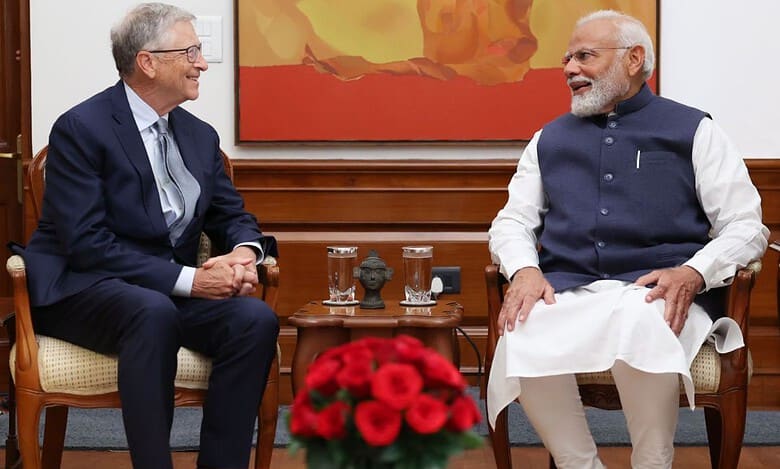 Bill Gates meets PM Modi, discusses ‘AI for public good’