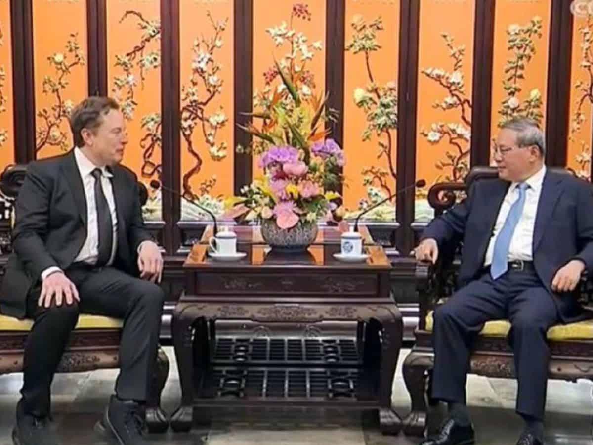 Elon Musk meets Premier Li Qiang