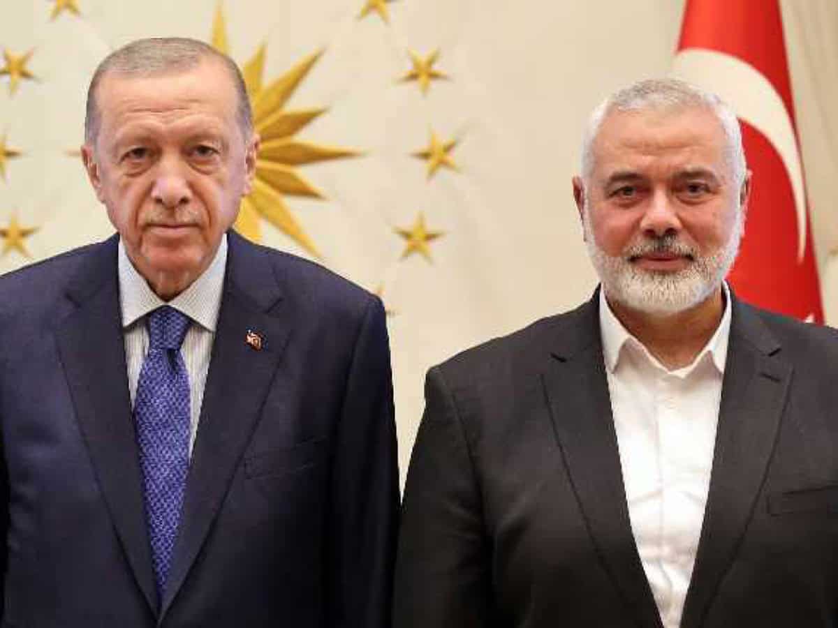 Cumhurbaşkanı Erdoğan, Hamas lideriyle İstanbul'da görüştü