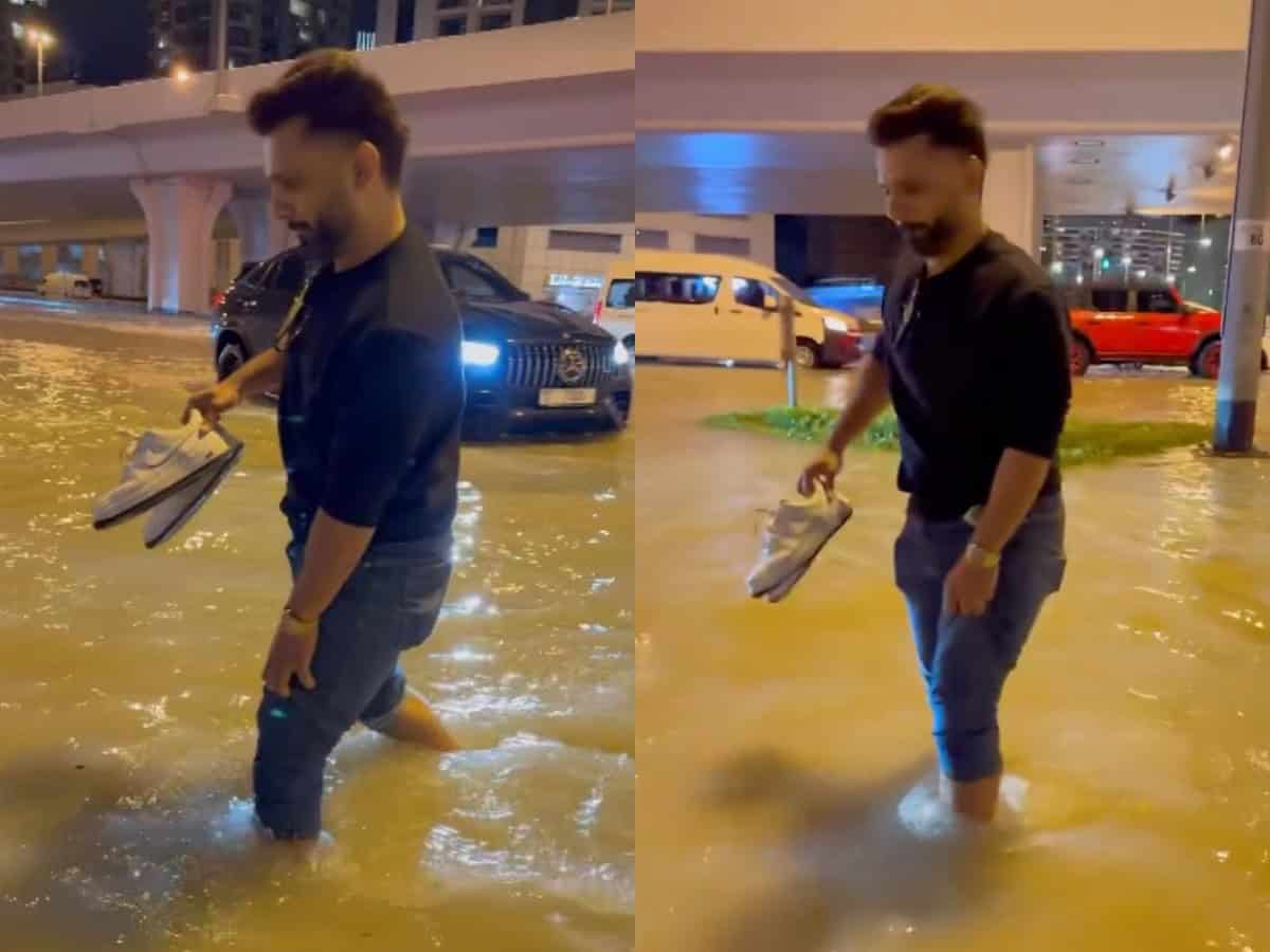 Dubai Rains: Rahul Vaidya faces flooding streets, video goes viral