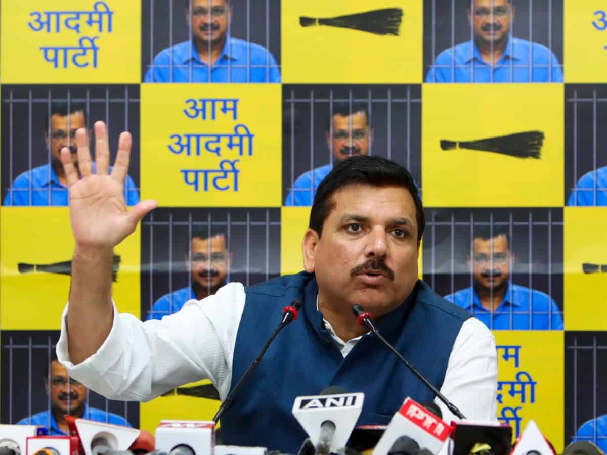 Kejriwal not being allowed in-person meetings with family: Sanjay Singh