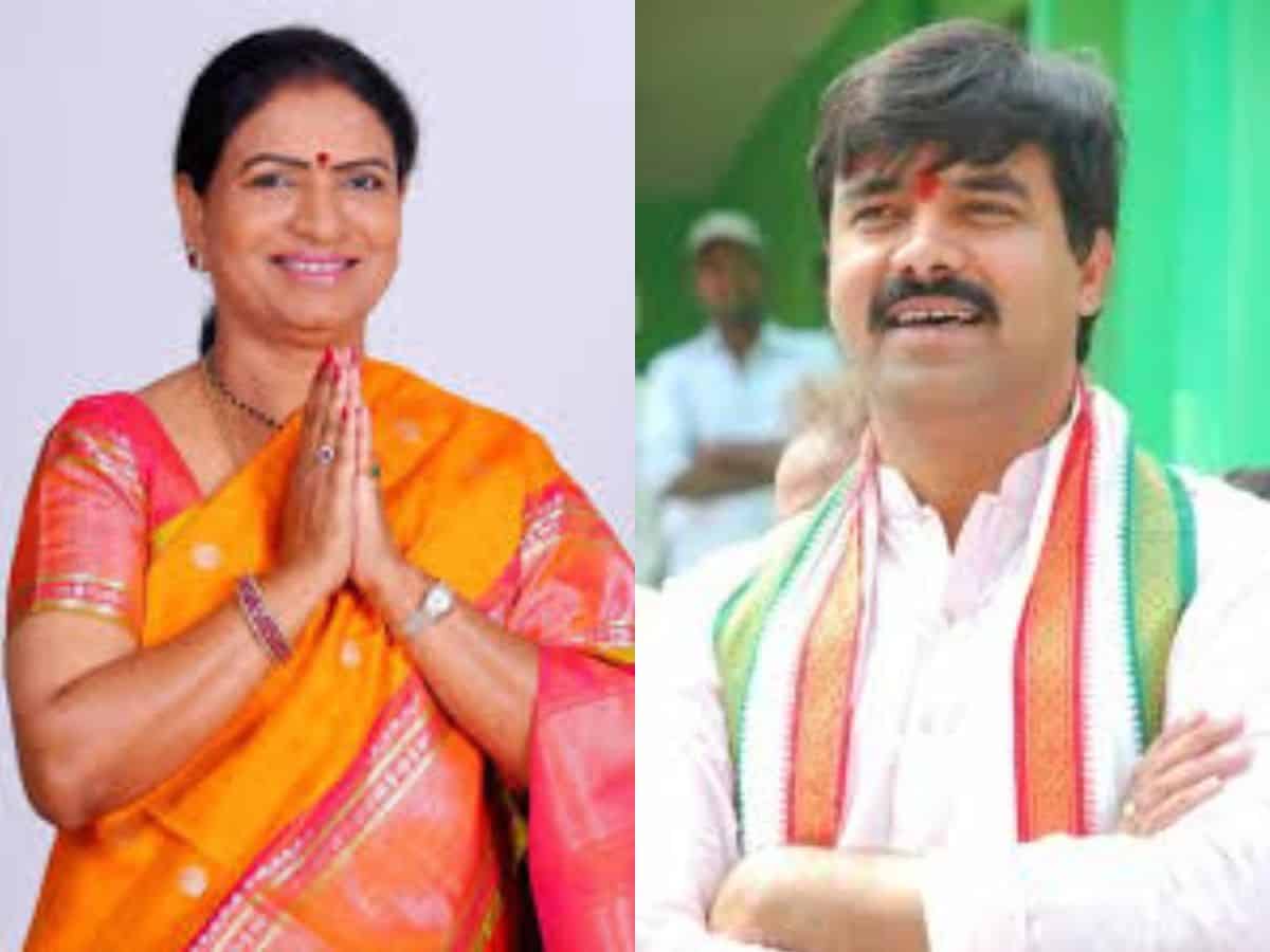 Congress has been trying to isolate BJP Mahabubnagar Lok Sabha candidate DK Aruna by pulling the top leaders from BJP into its fold.