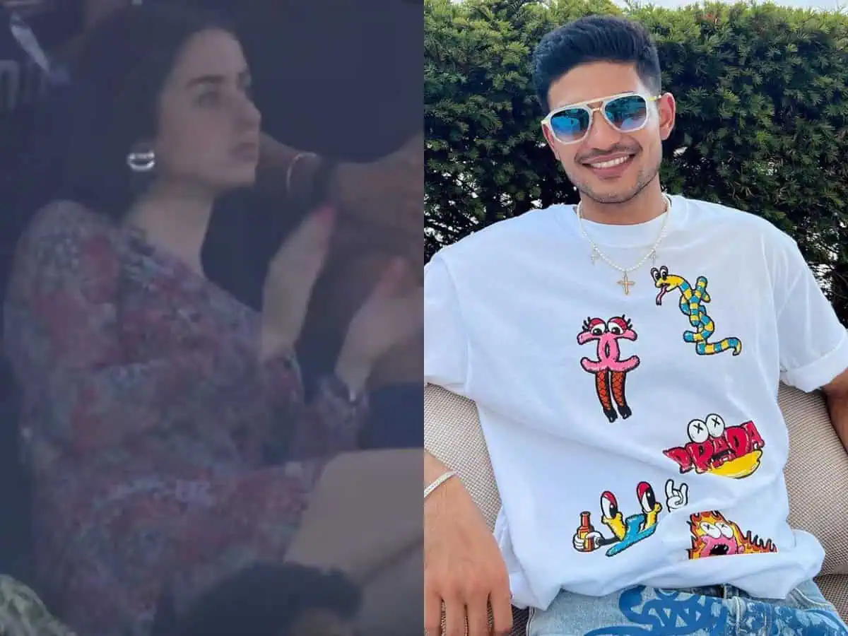Shubman Gill's reaction to cute female fan in stadium goes viral