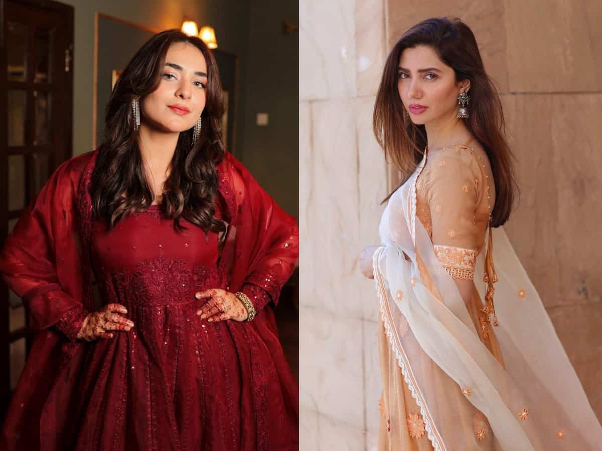 Get Eid outfit inspiration from Yumna Zaidi and Mahira Khan