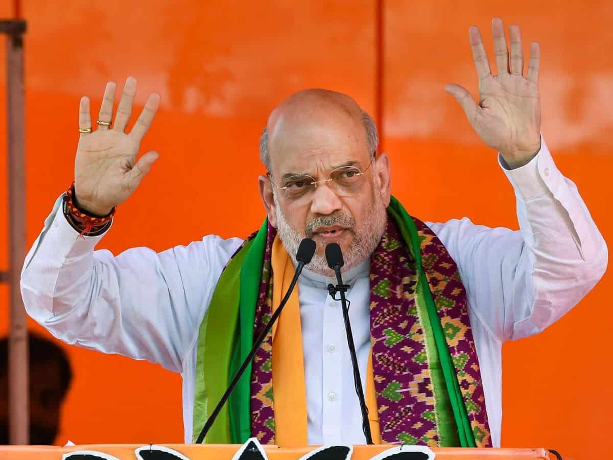 Congress, BRS want to impose Sharia law in Telangana Amit Shah