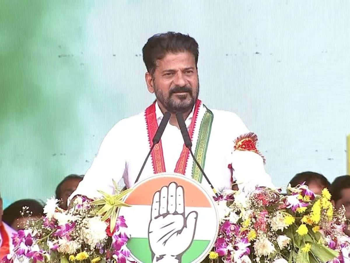 Revanth Reddy has announced from Siddipet that Congress candidate Neelam Madhu will win the Medak Lok sabha seat with a majority of 1 lakh votes.