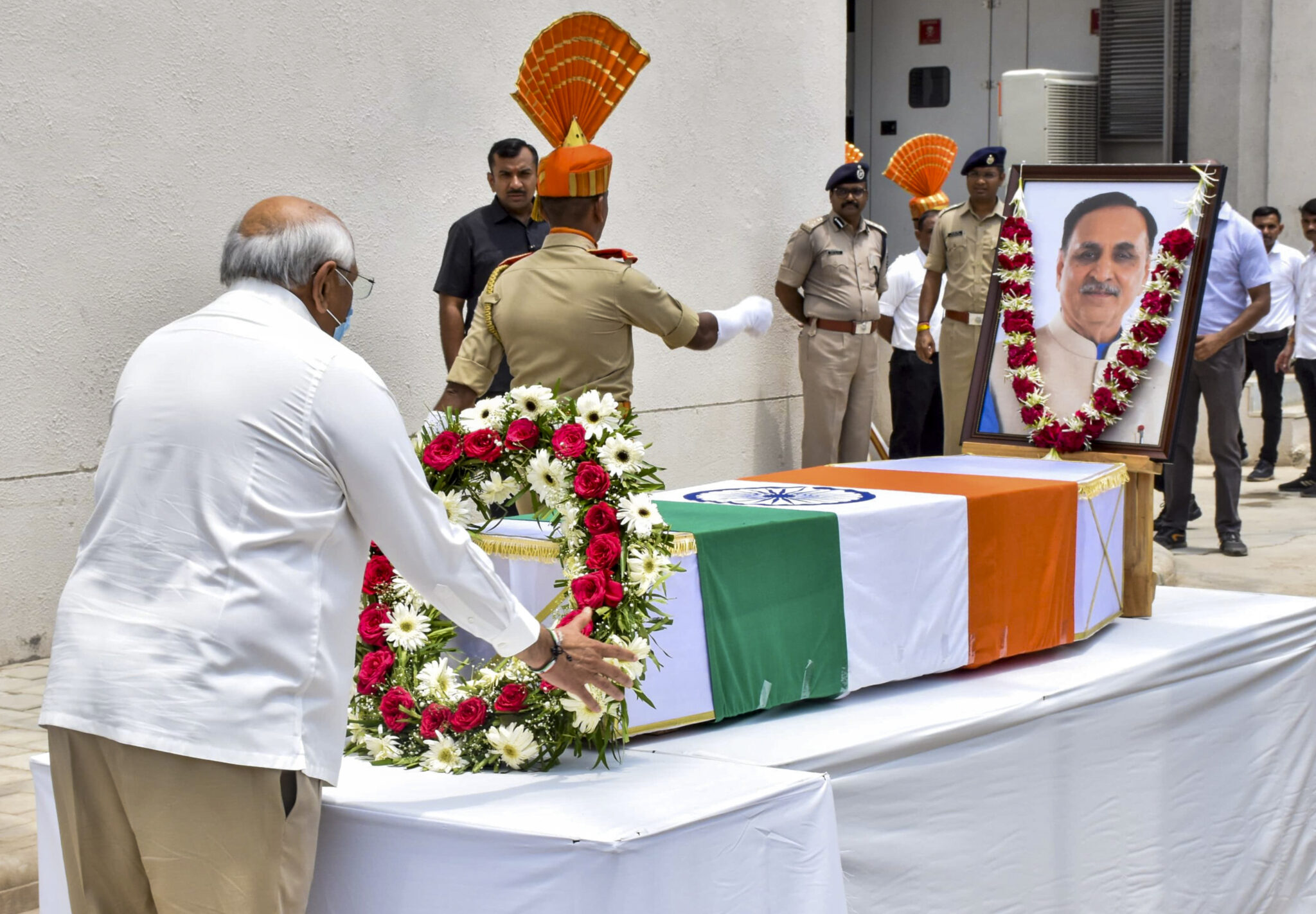 Vijay Rupani Rip Photo: Ex-Gujarat CM Vijay Rupani's funeral