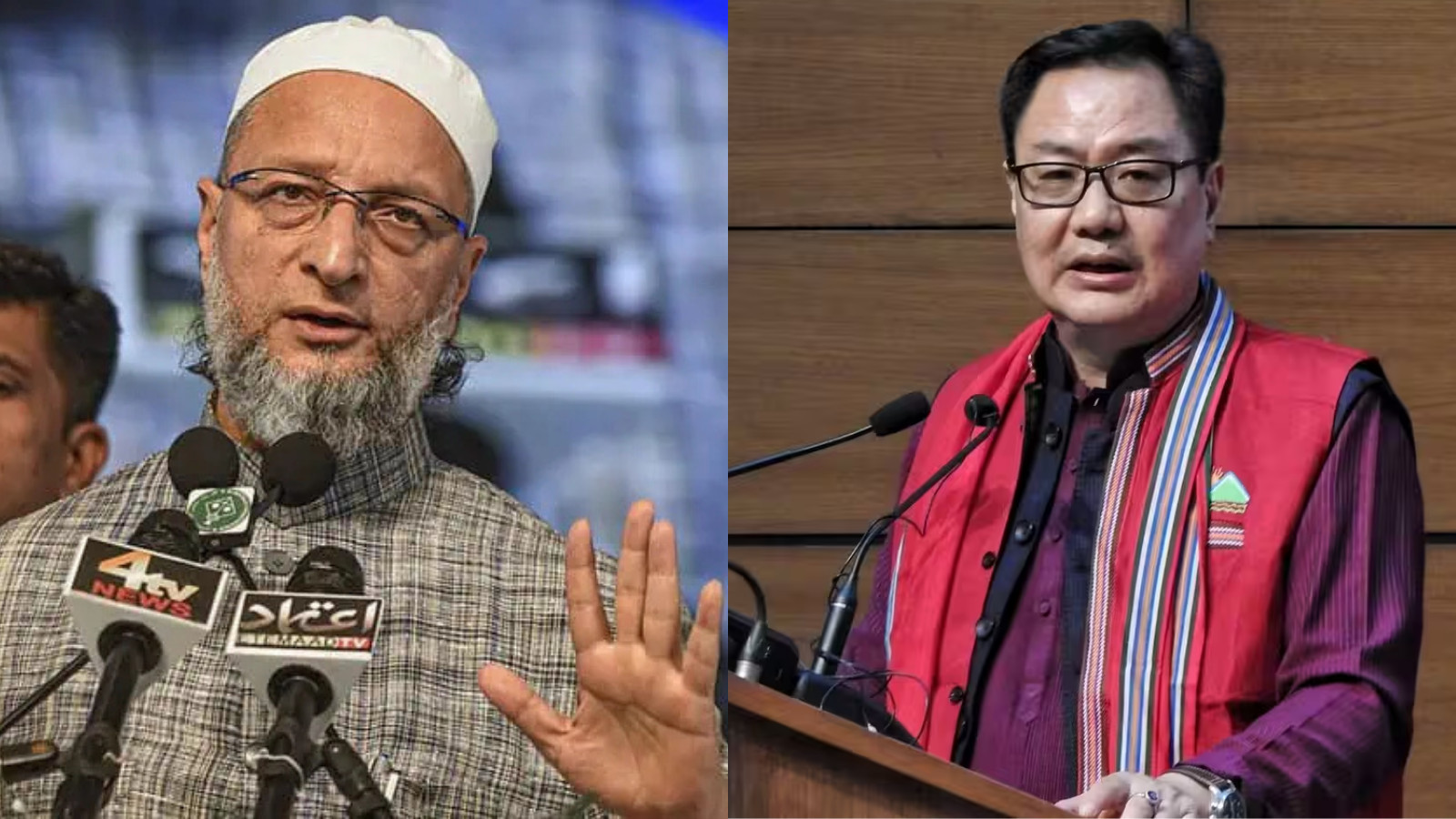 Owaisi seeks Rijiju’s intervention over Delhi mosque demolition