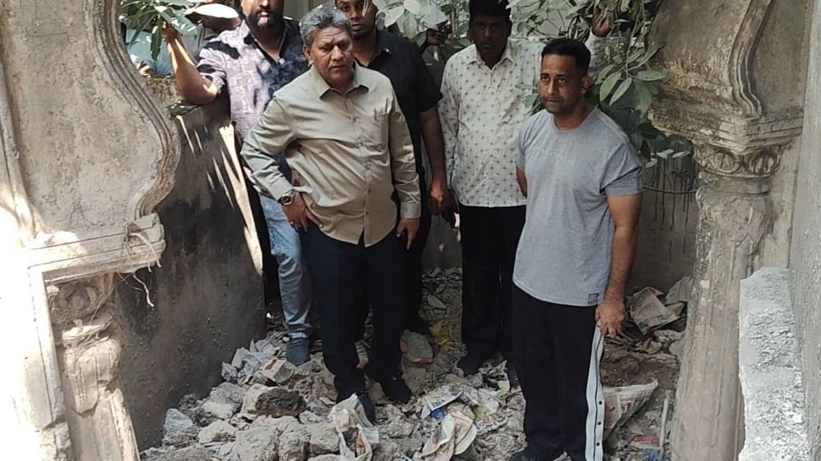 Historic arch damaged in Hyderabad’s Attapur, AIMIM seeks action