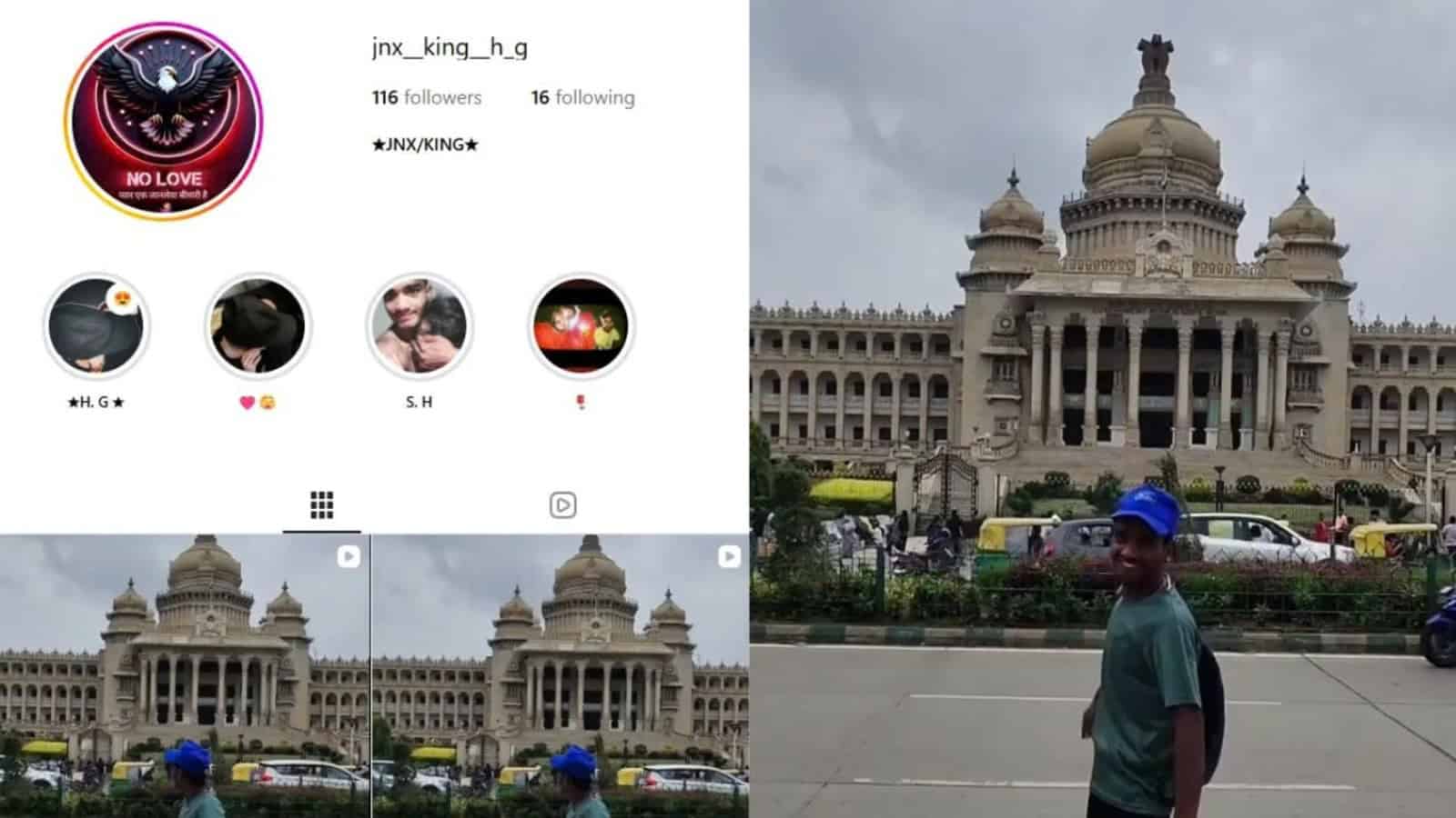 Vidhana Soudha shown in fabricated bomb blast clip